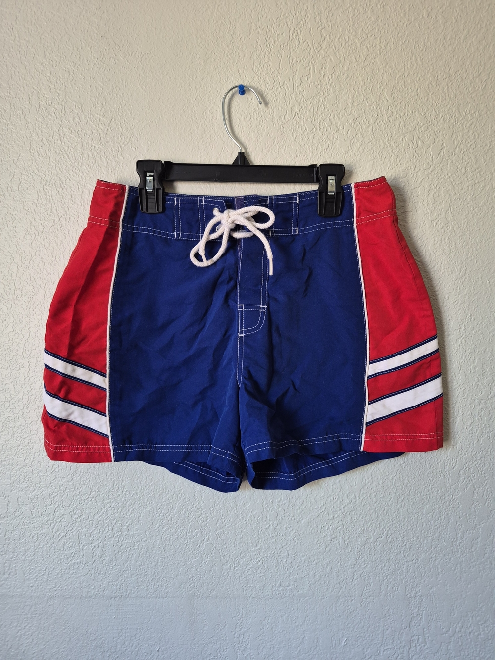 Sideout Vintage Sport Colorblock Board Shorts Swim Trunks M Medium
